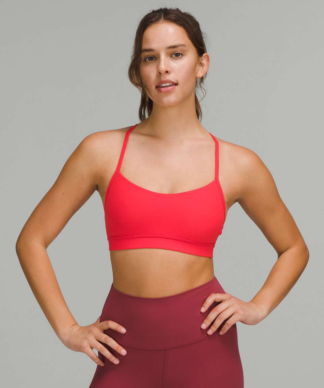 I love me a good set! Red Merlot speaks to me👌🏽Flow y bra and