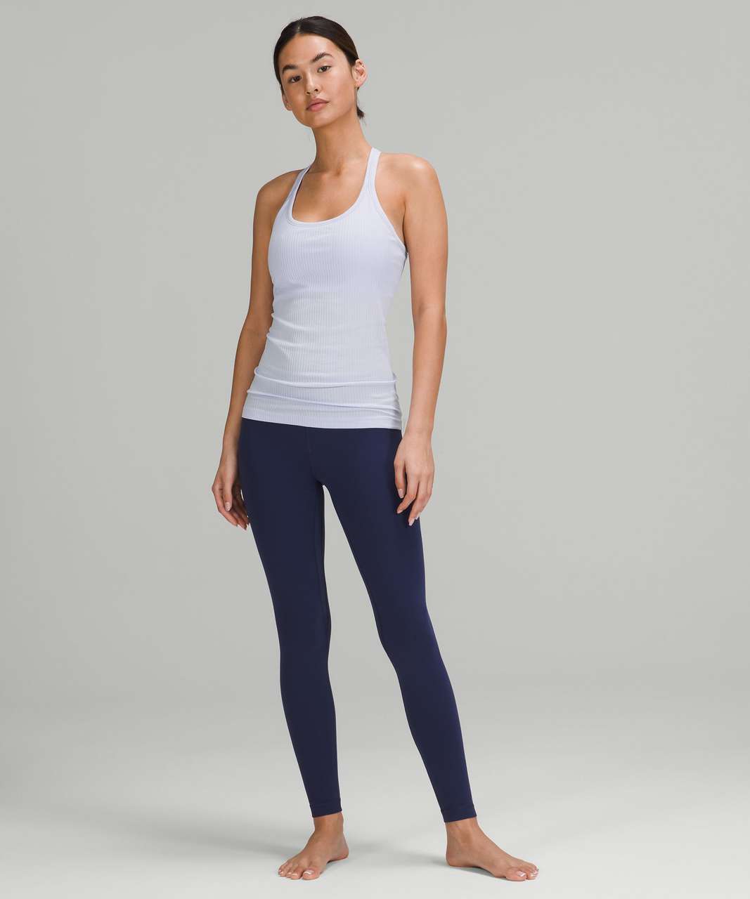 pastel blue lululemon leggings are everything. #fyp =)