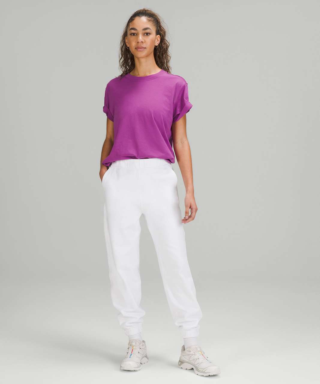 Lululemon All Yours Cotton T-Shirt - Vivid Plum