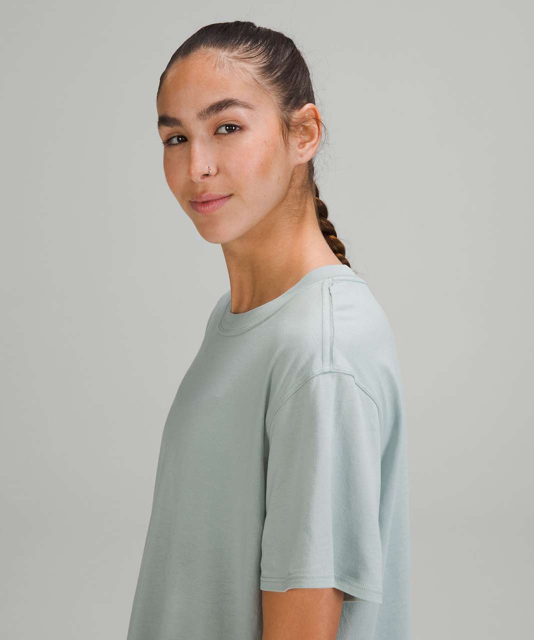 LULULEMON All Yours cropped Pima cotton T-shirt