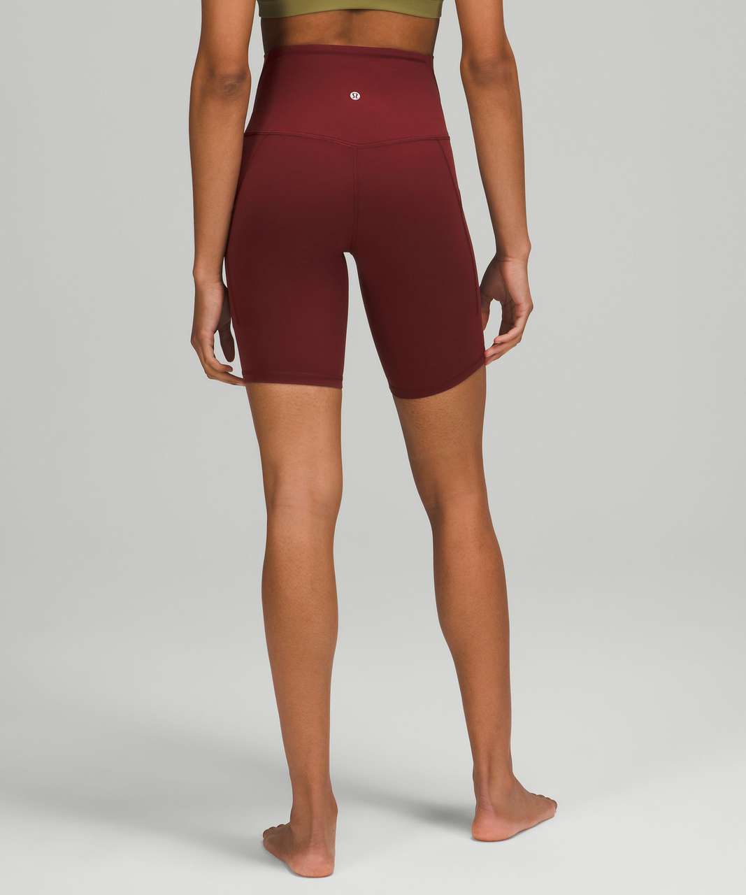 Lululemon Align High-Rise Short with Pockets 8 - Red Merlot - lulu fanatics