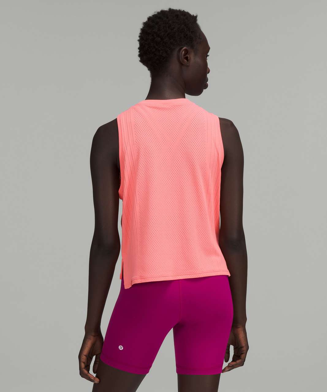 Lululemon Train to Be Tank Top - Raspberry Cream / Raspberry Cream