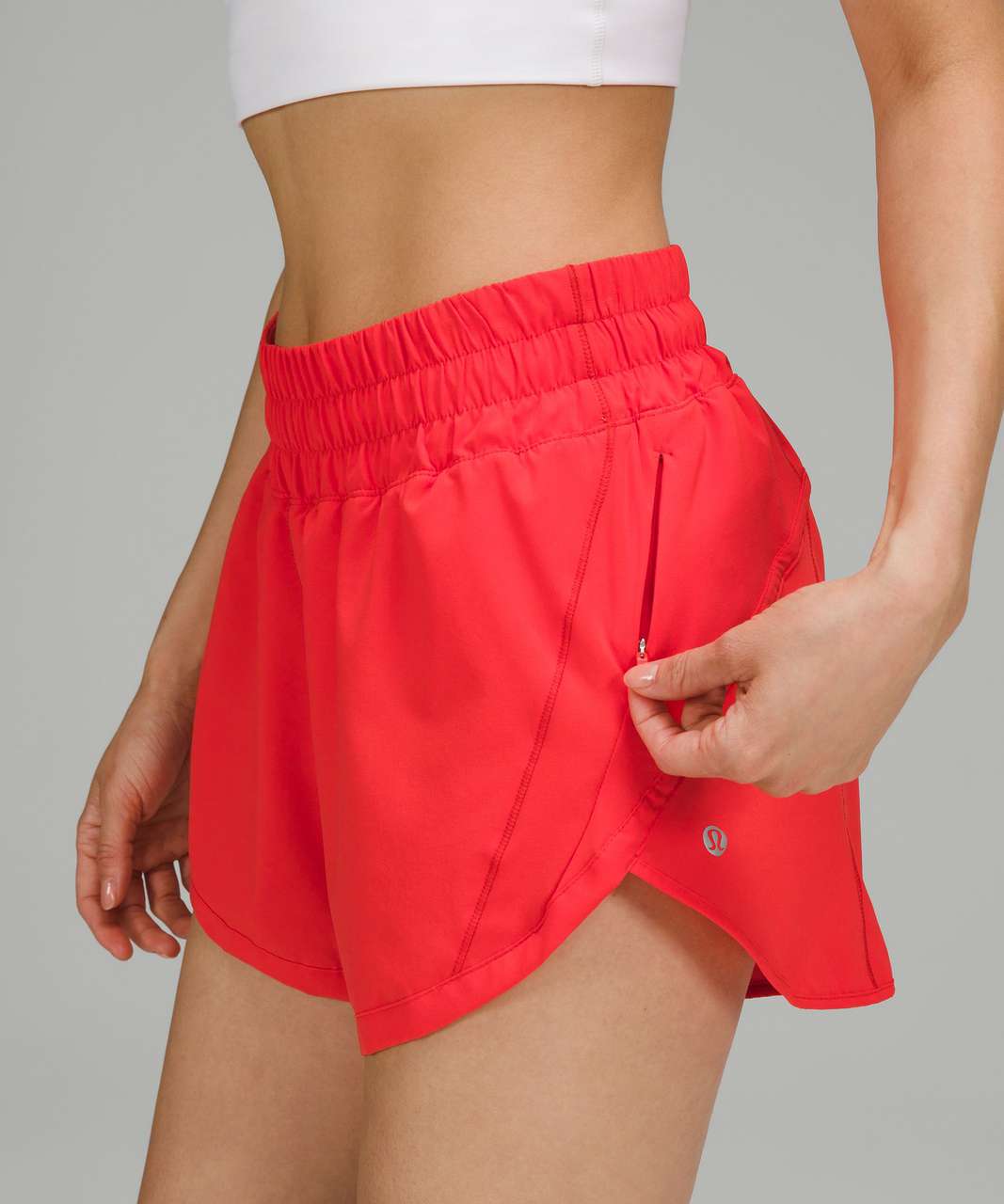 NEW Women Lululemon Track That High-Rise Lined Short 3 Dramatic