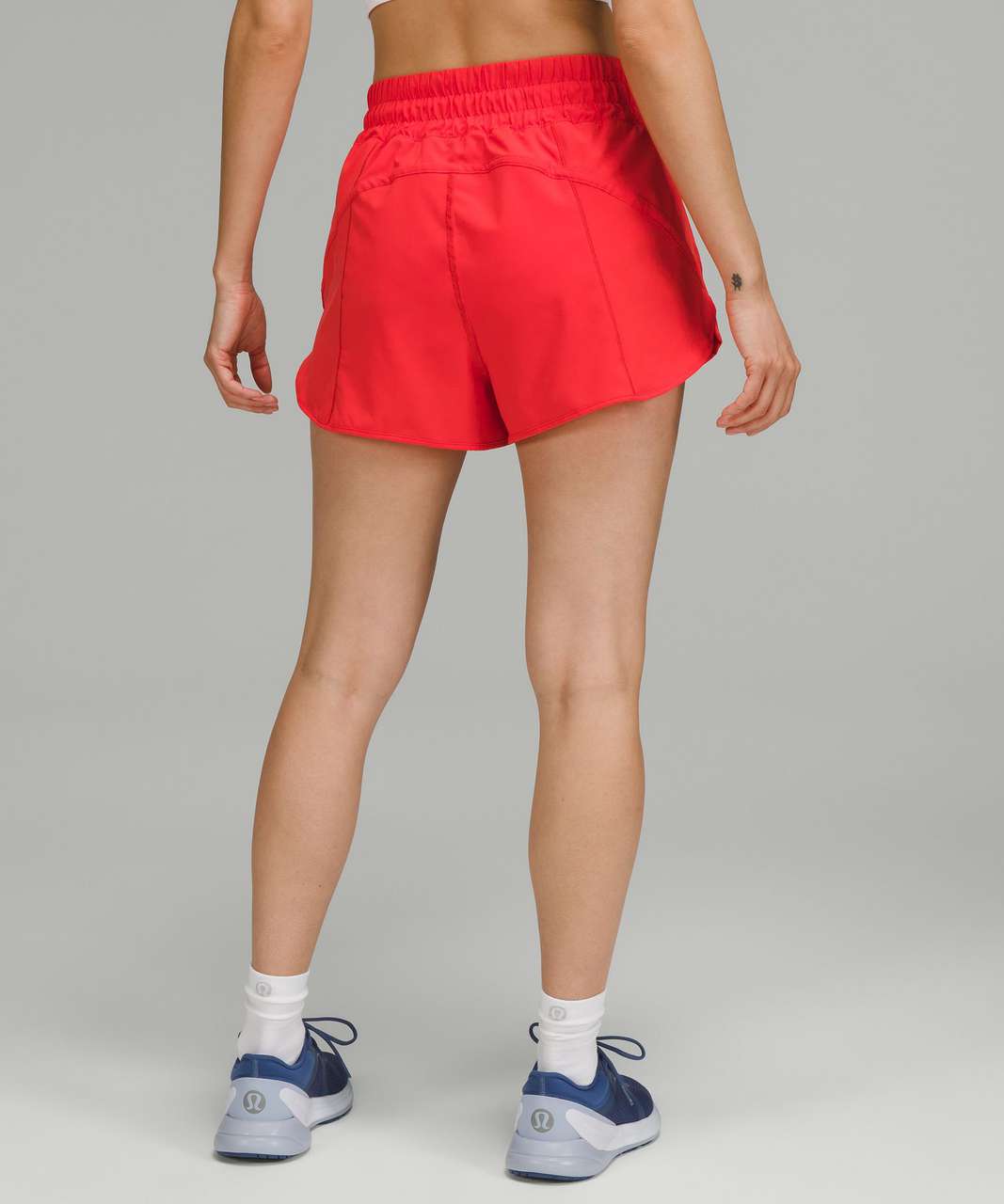 Lululemon Track That High-Rise Lined Short 3 - Love Red - lulu