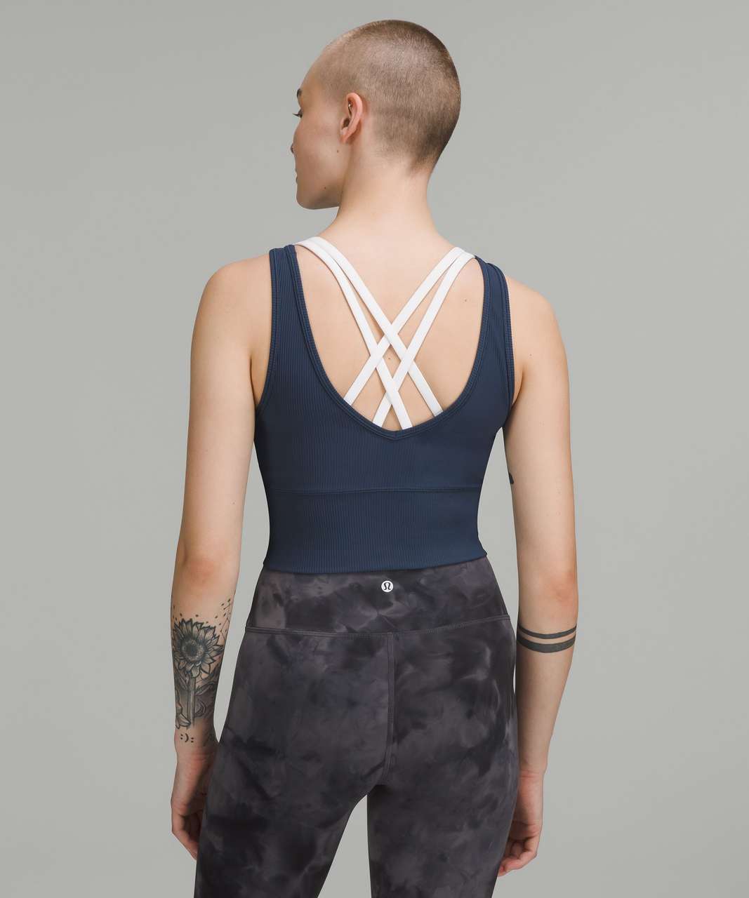 Lululemon Power Pivot Tank Top *Rib - Capture Blue - lulu fanatics