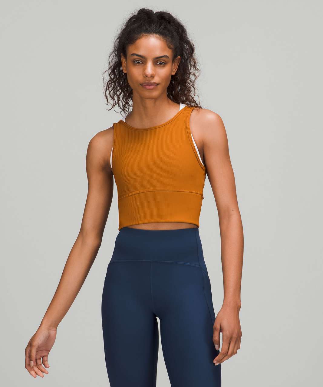 Power Pivot Ribbed Tank Top