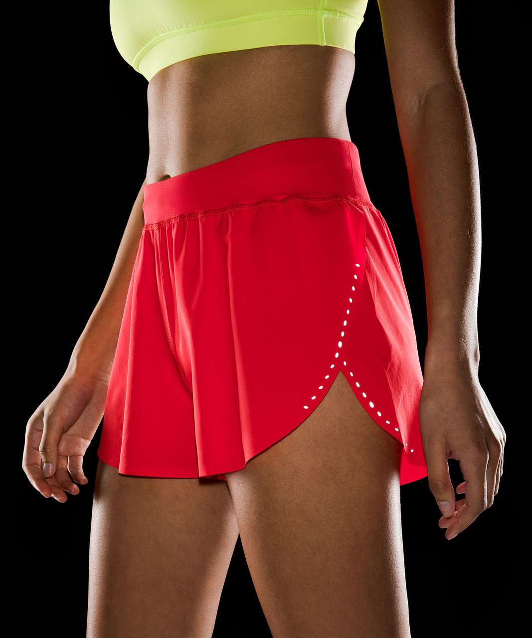 Lululemon Find Your Pace High-Rise Lined Short 3 - Love Red - lulu fanatics