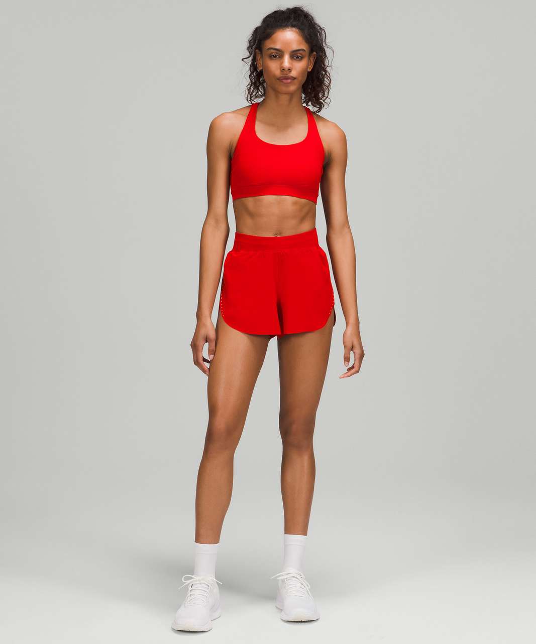 Lululemon Find Your Pace High-Rise Lined Short 3 - Love Red