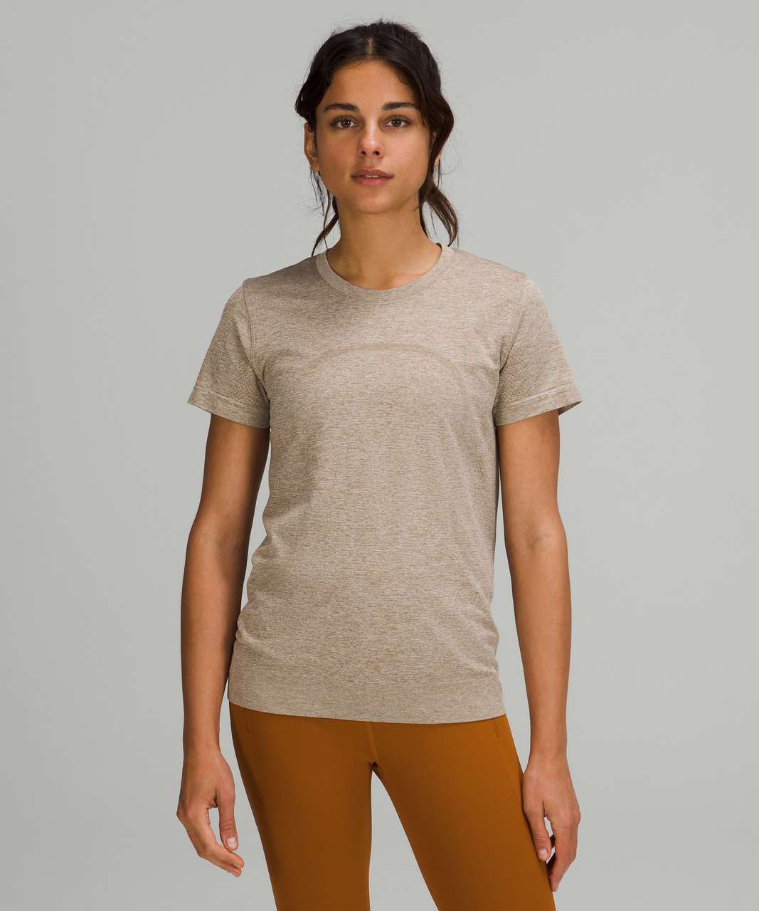 Lululemon Swiftly Relaxed Long Sleeve - Slate / White - lulu fanatics