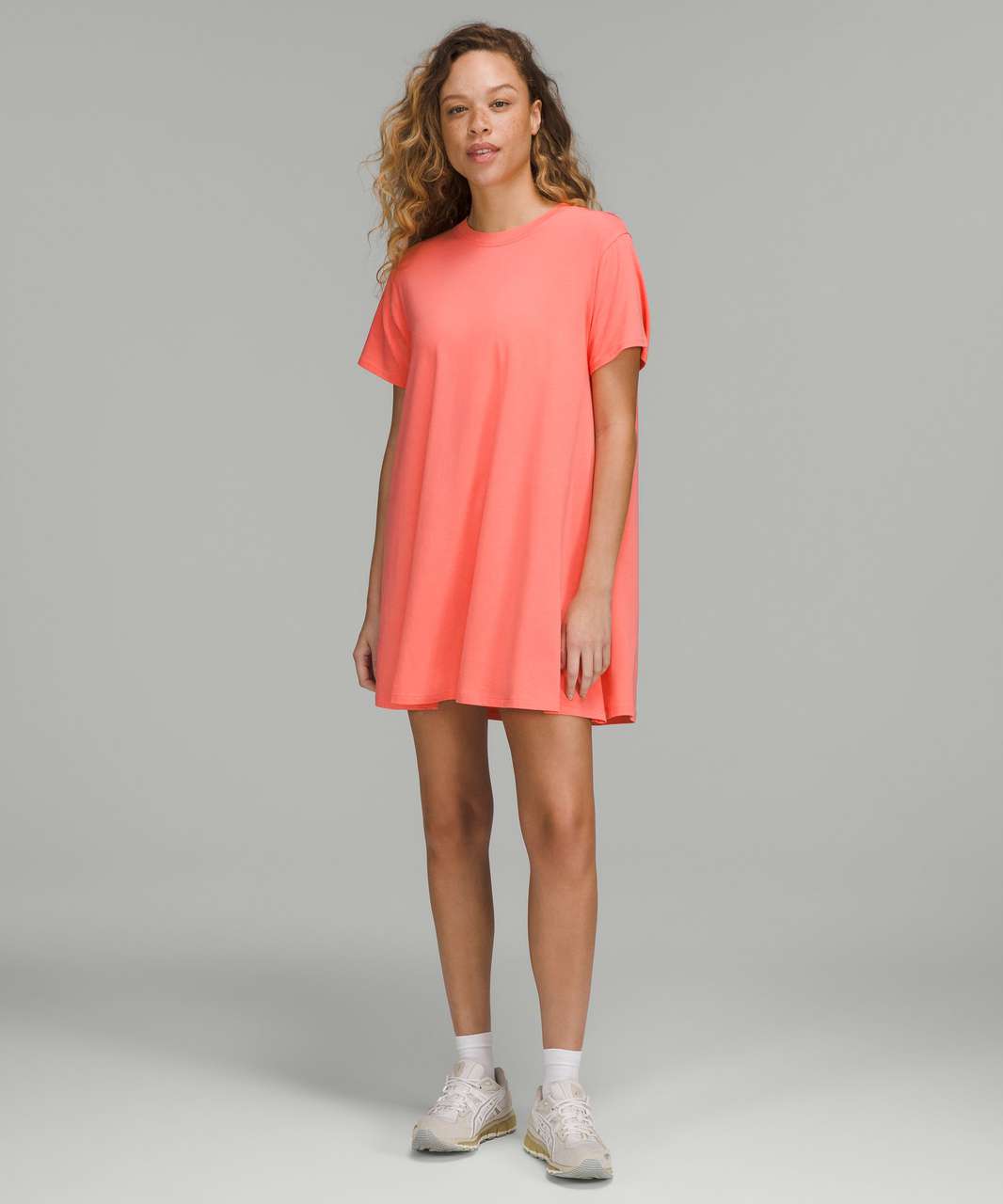 Lululemon All Yours T-Shirt Dress - Raspberry Cream