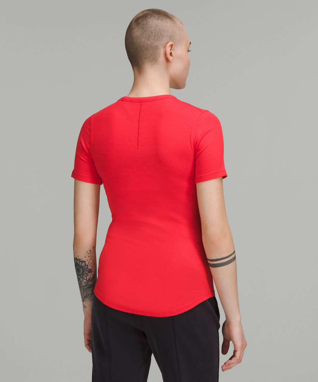 Lululemon Three Hit Henley - Love Red - lulu fanatics