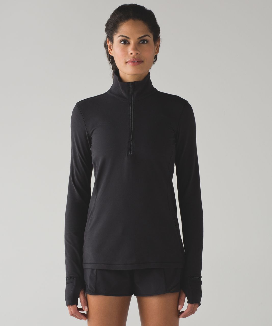 Lululemon running sweatshirt Black Size 2 - $36 (53% Off Retail) - From  Keely