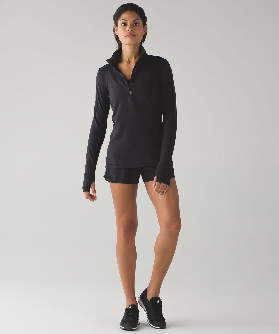 Lululemon Outrun 1/2 Zip - Black