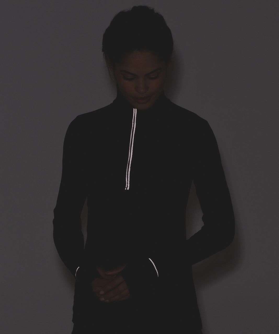 Lululemon Outrun 1/2 Zip - Black