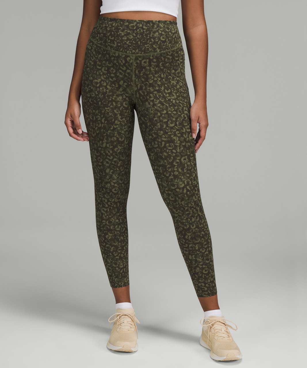 Lululemon Base Pace High-Rise Tight 28 - Intertwined Camo Medium Olive  Multi - lulu fanatics