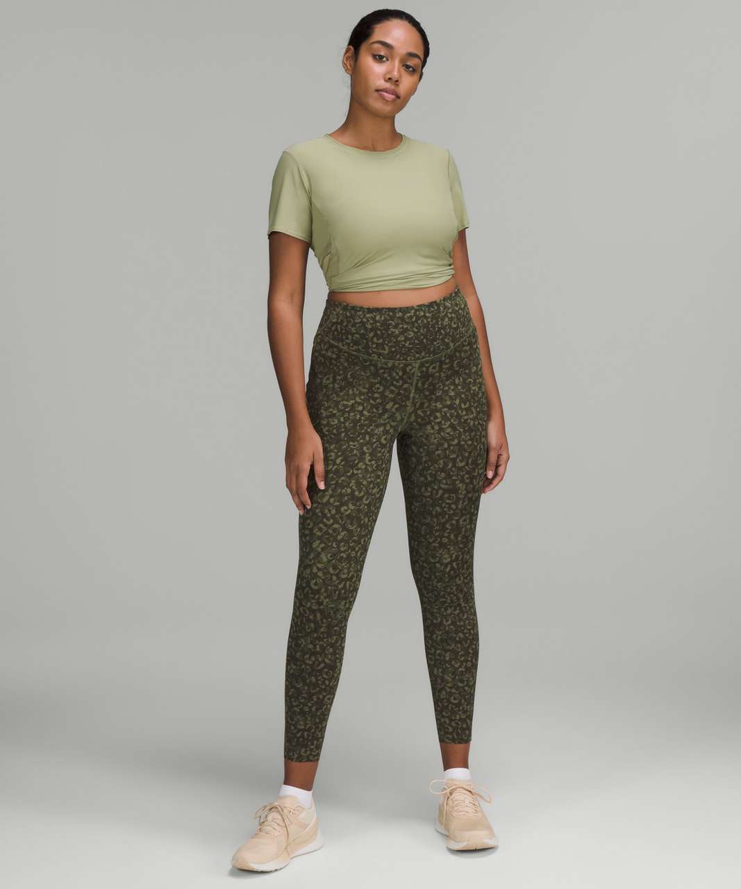 Ground Work Elevate Camo Legging - Olive/combo