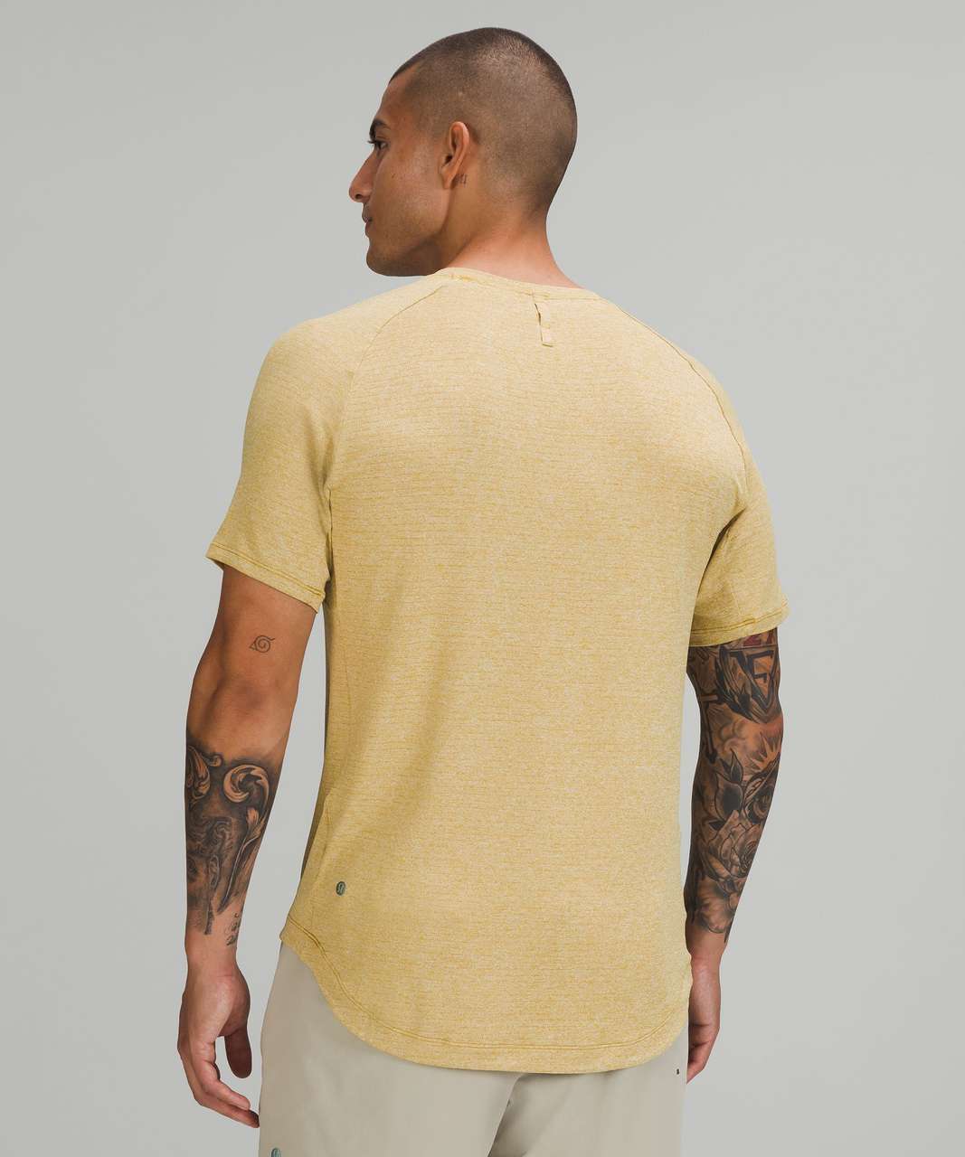 Lululemon Drysense Training Short Sleeve Shirt - Heathered Auric Gold