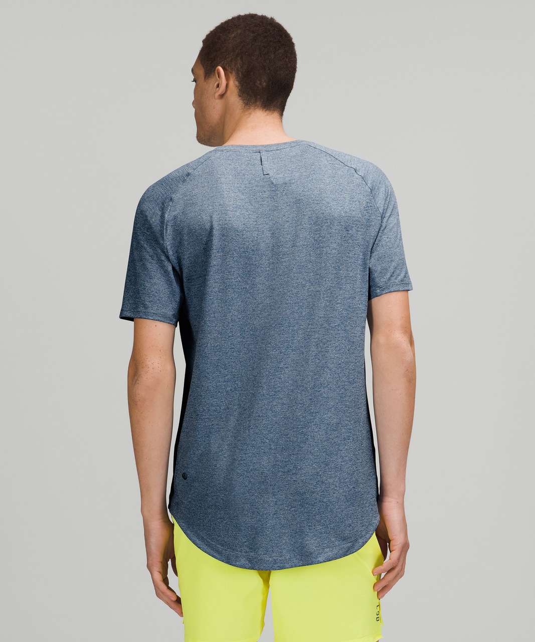 Lululemon Drysense Training Short Sleeve Shirt - Heathered Soft Denim