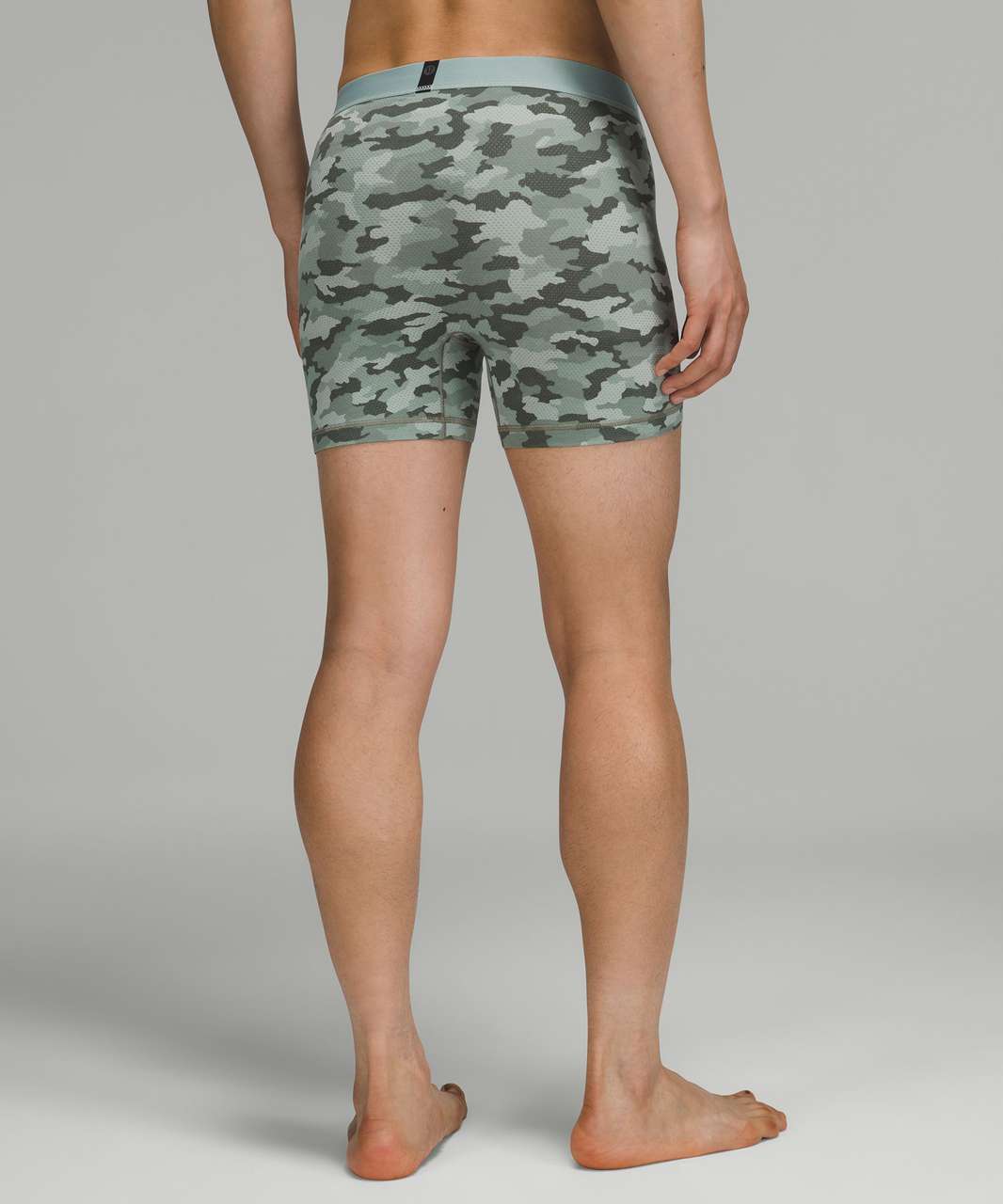 Lululemon Always In Motion Mesh Boxer 5" - Heritage 365 Camo Mini Silver Blue Multi