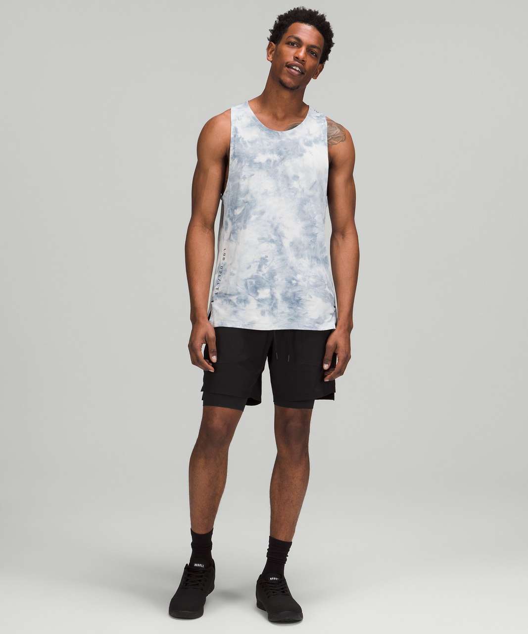 Lululemon Always Agile Tank Top - Tidal Dye Alpine White Chambray