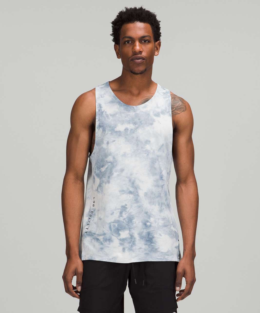 Lululemon Always Agile Tank Top - Tidal Dye Alpine White Chambray