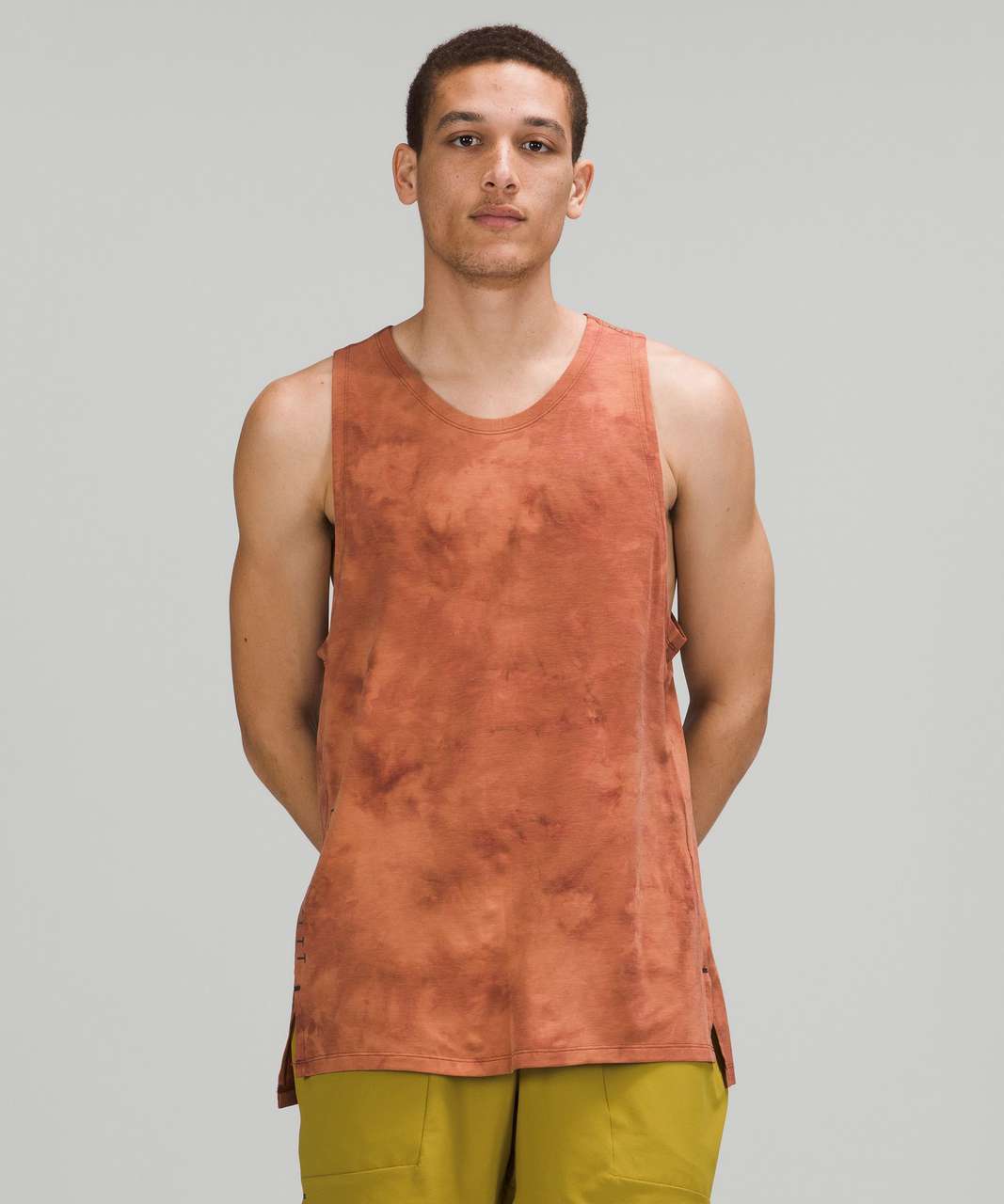 Lululemon Always Agile Short Sleeve Shirt In Tidal Dye Desert Sun Date  Brown