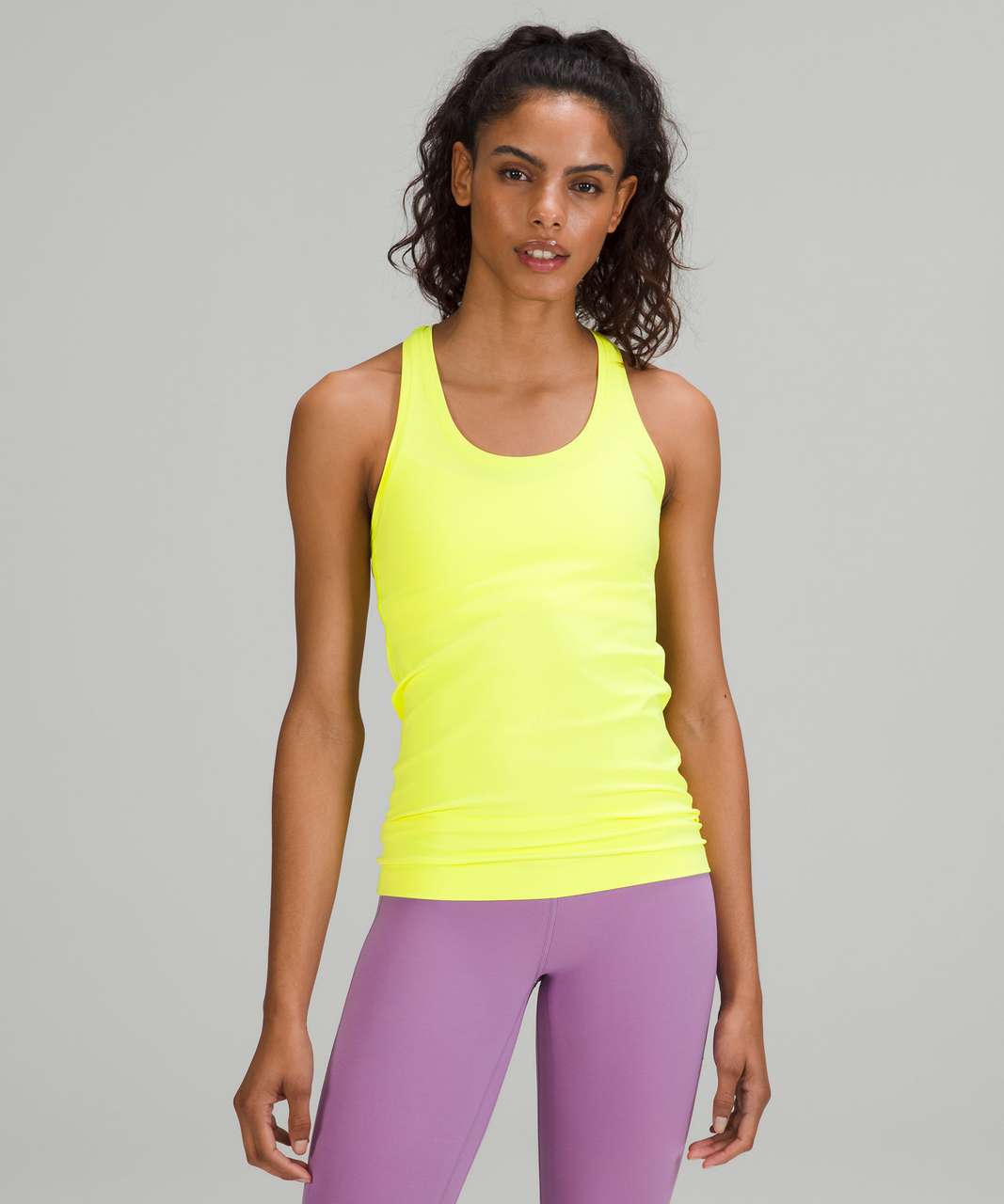 Lululemon Cool Racerback Tank Top *Nulu - White (First Release) - lulu  fanatics