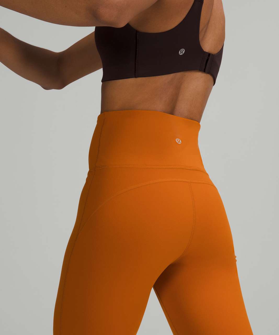 Lululemon Groove Super-High-Rise Flared Pant Nulu - Roasted Orange