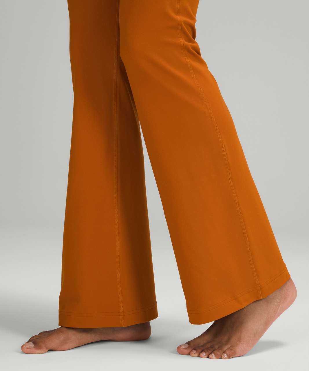 Lululemon Groove Super-High-Rise Flared Pant Nulu - Roasted Orange - lulu  fanatics