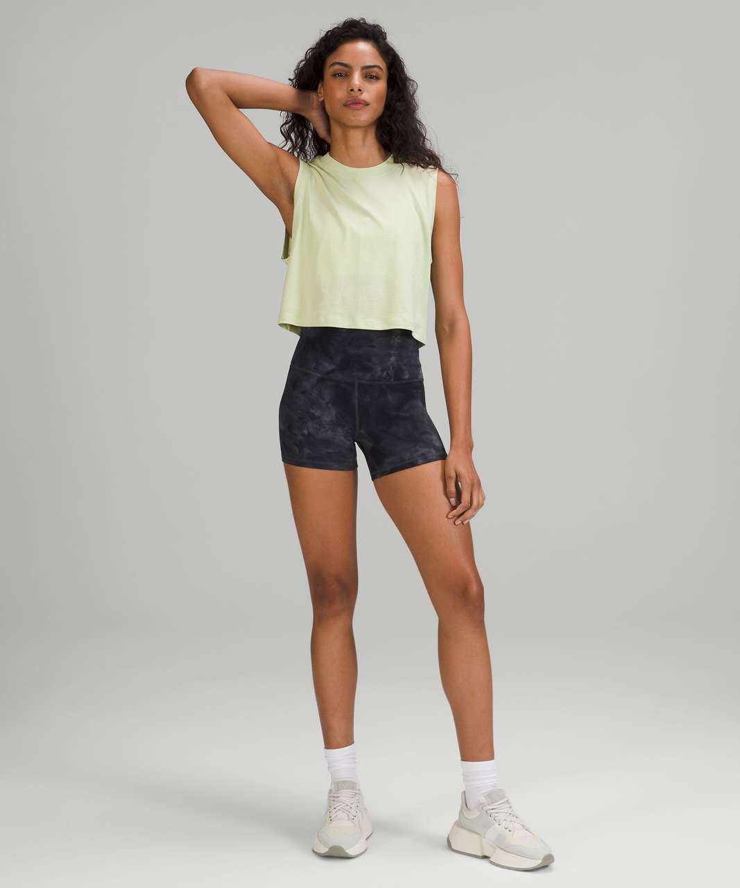 Lululemon All Yours Crop Tank Top - Creamy Mint