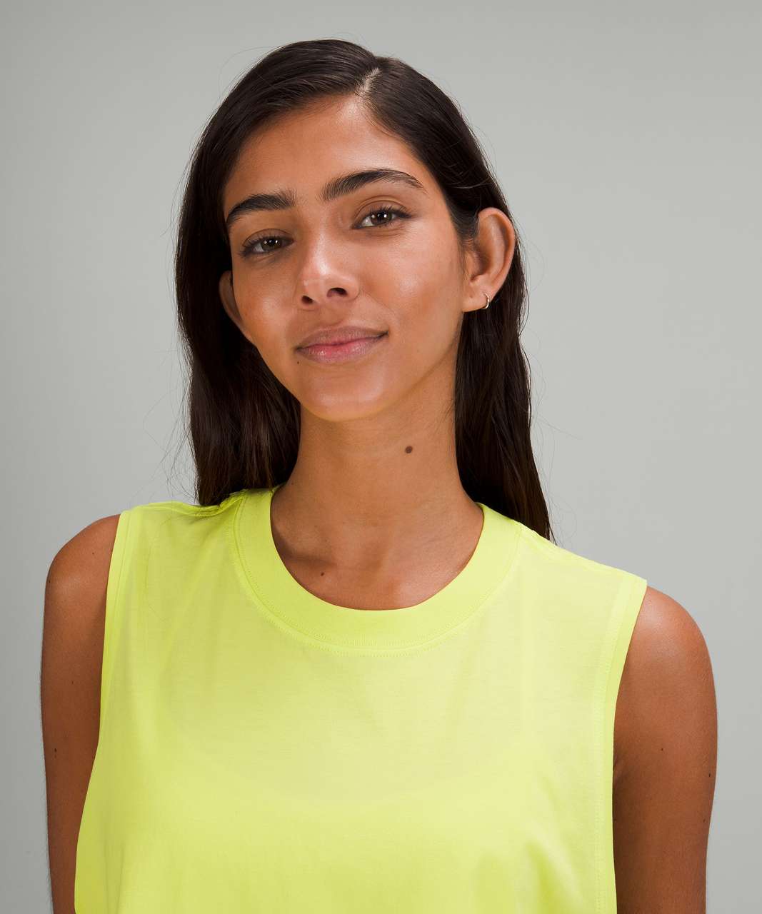 Lululemon All Yours Crop Tank Top - Electric Lemon