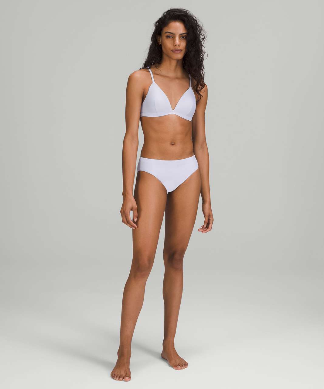 Lululemon Waterside Mid-Rise Medium Coverage Bikini Bottom - Pastel Blue -  lulu fanatics