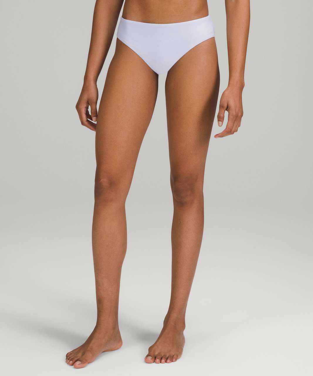 Lululemon Waterside Mid-Rise Medium Coverage Bikini Bottom - Pastel Blue