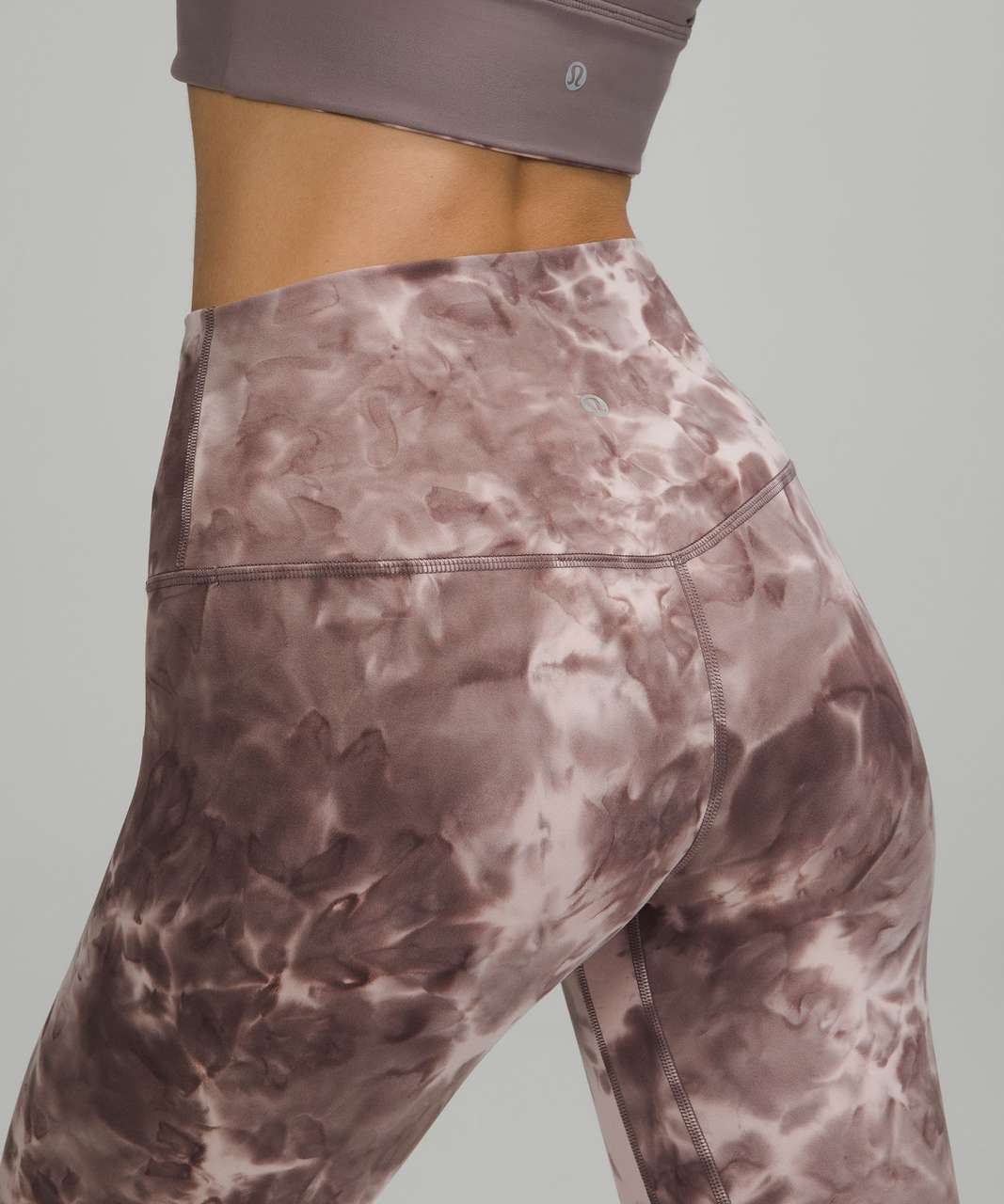 $118 Lululemon Align High-Rise Pant 25 Diamond Dye Mink Berry Lunar Rock  Size 6