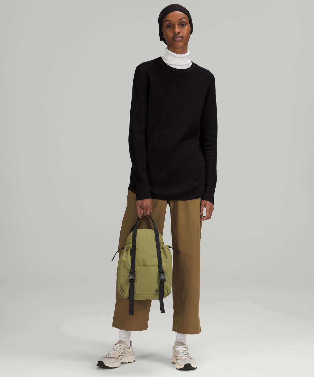 Lululemon Pack and Go Multi Wear Bag - Bronze Green / Black - lulu
