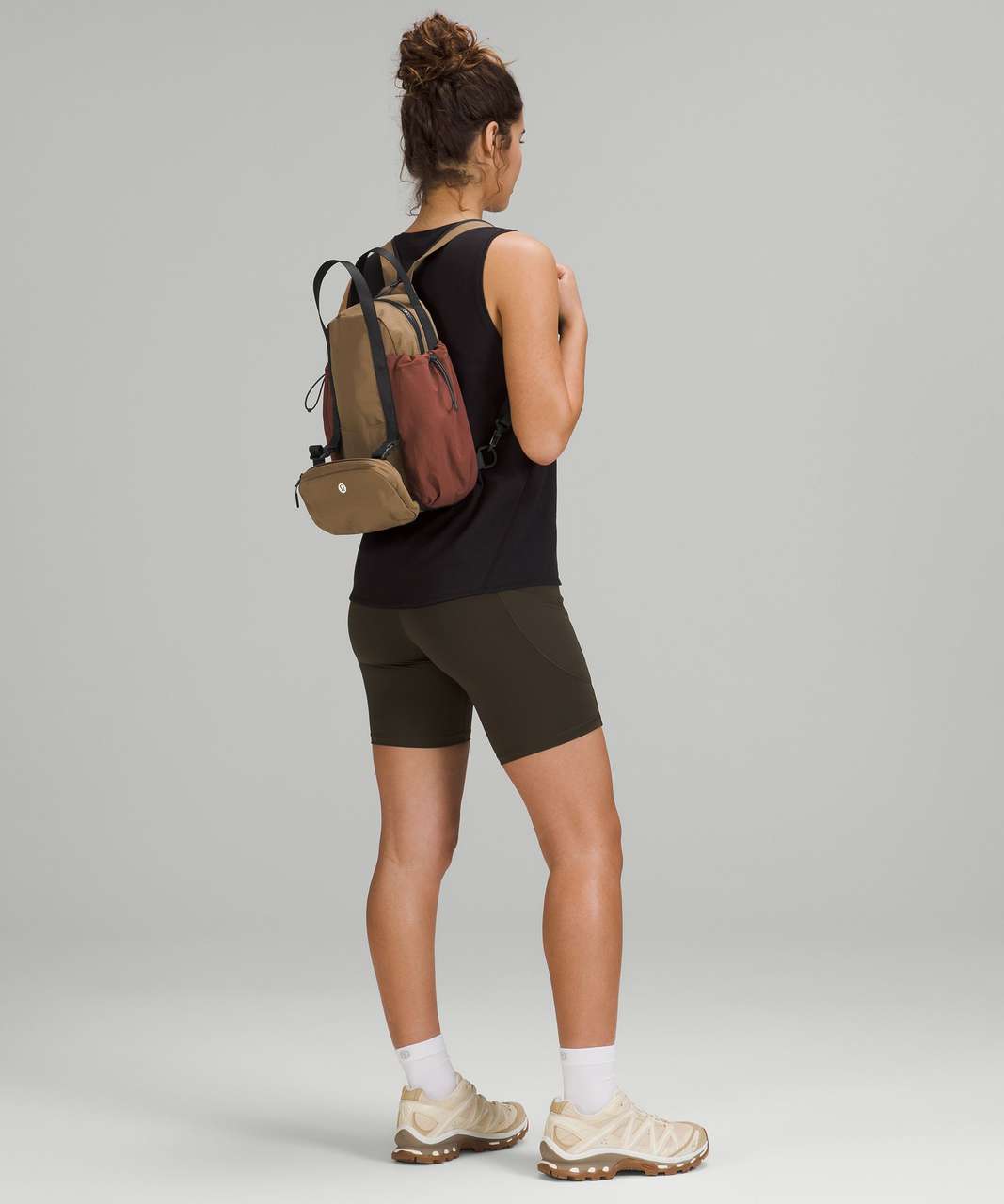 Lululemon Pack and Go Multi Wear Bag - Artifact / Ancient Copper / Graphite Grey