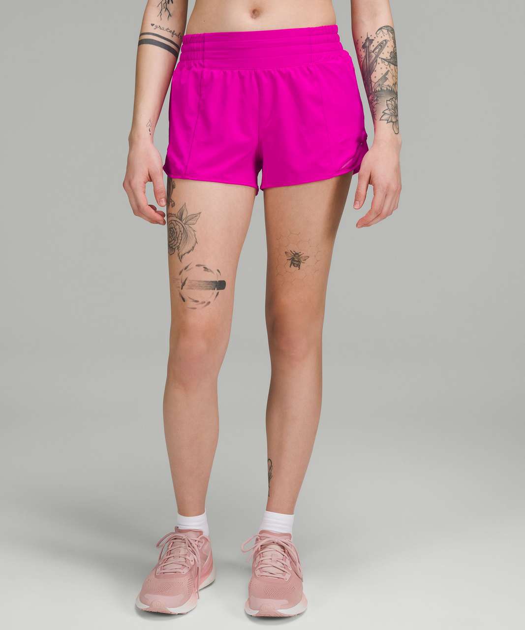 Lululemon Hotty Hot High-Rise Lined Short 2.5 - Purple Highlight