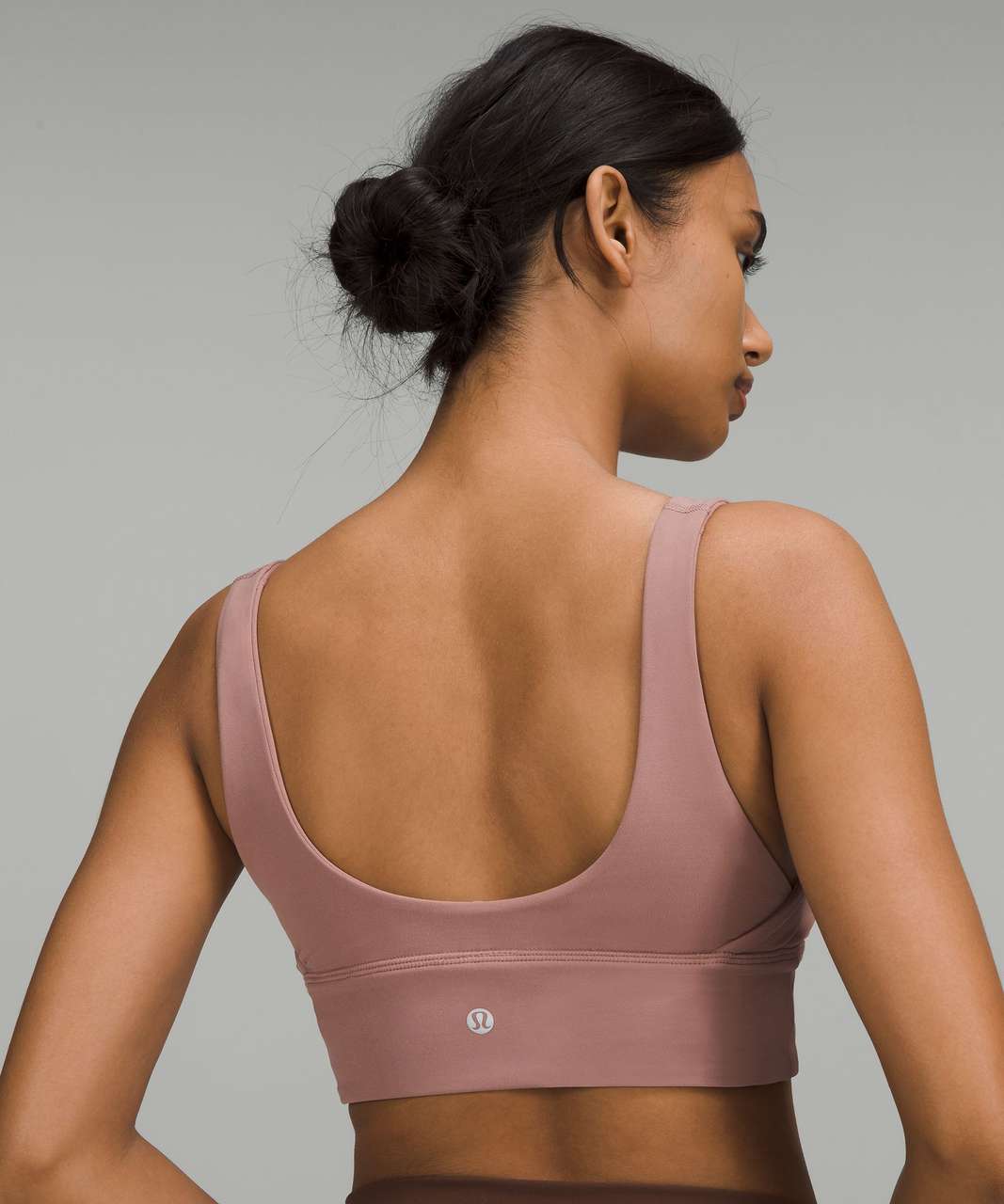 Lululemon Align Reversible Bra *Light Support, A/B Cup - Smoky Red / Pink  Blossom - lulu fanatics