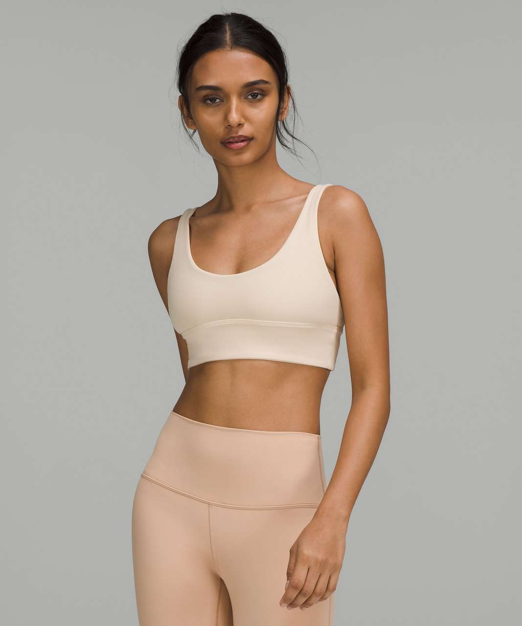 Lululemon Align Reversible Bra *Light Support, A/B Cup - Pale Linen / Pale  Linen - lulu fanatics