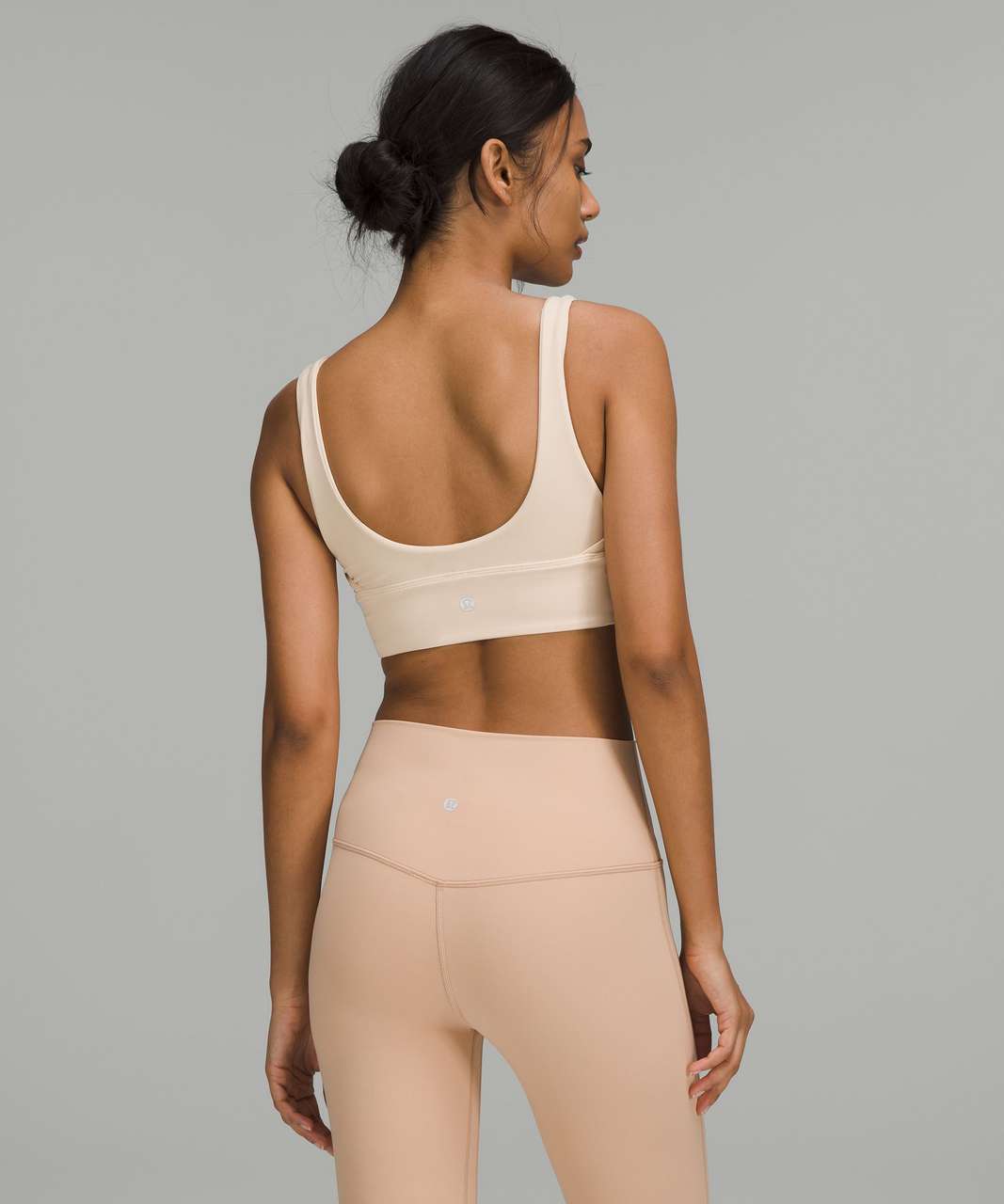 Lululemon Align™ Reversible Bra Light Support, A/b Cup In Pastel Blue/heathered  Pastel Blue