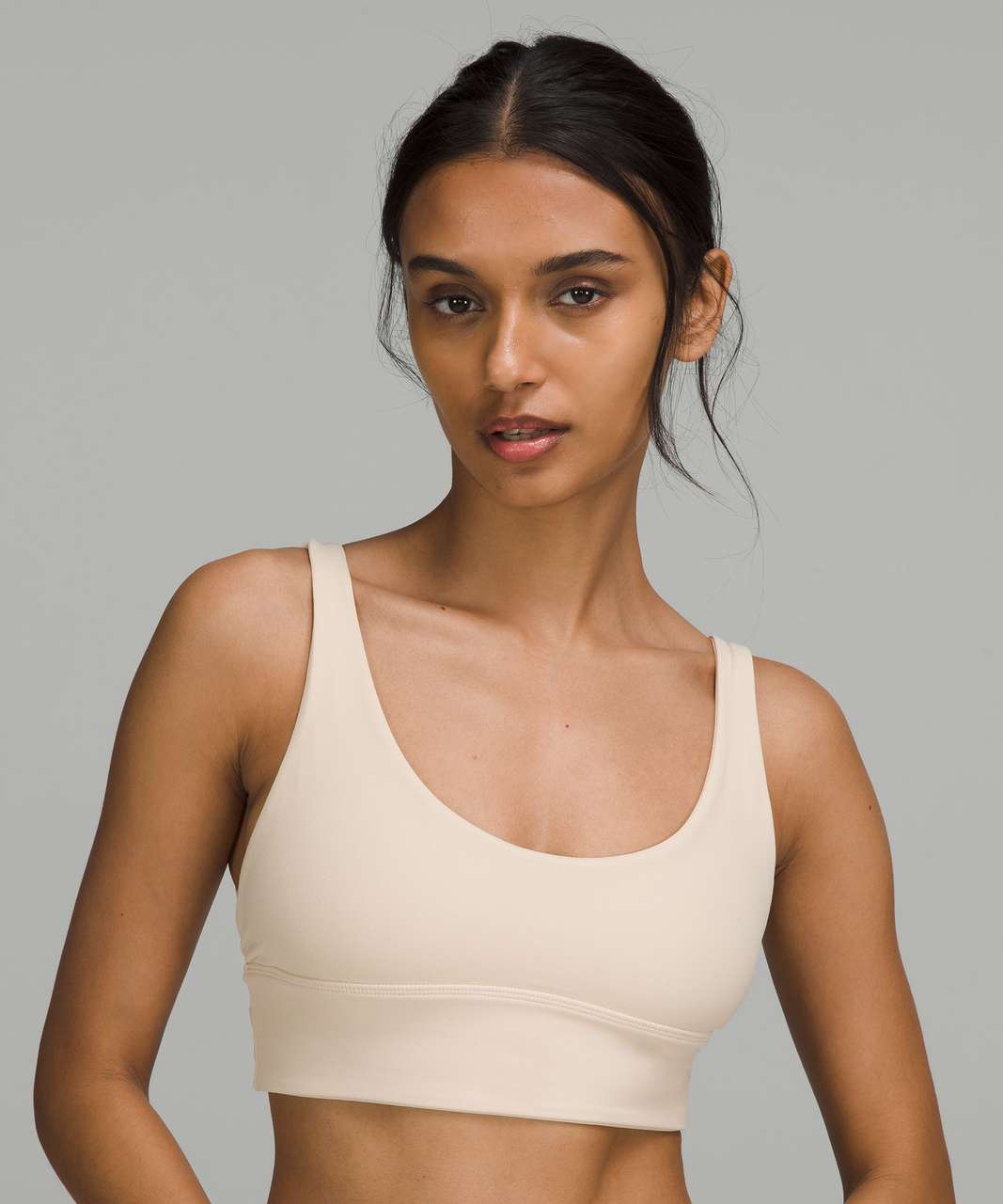 Lululemon Align Reversible Bra *Light Support, A/B Cup - Pale Linen / Pale Linen