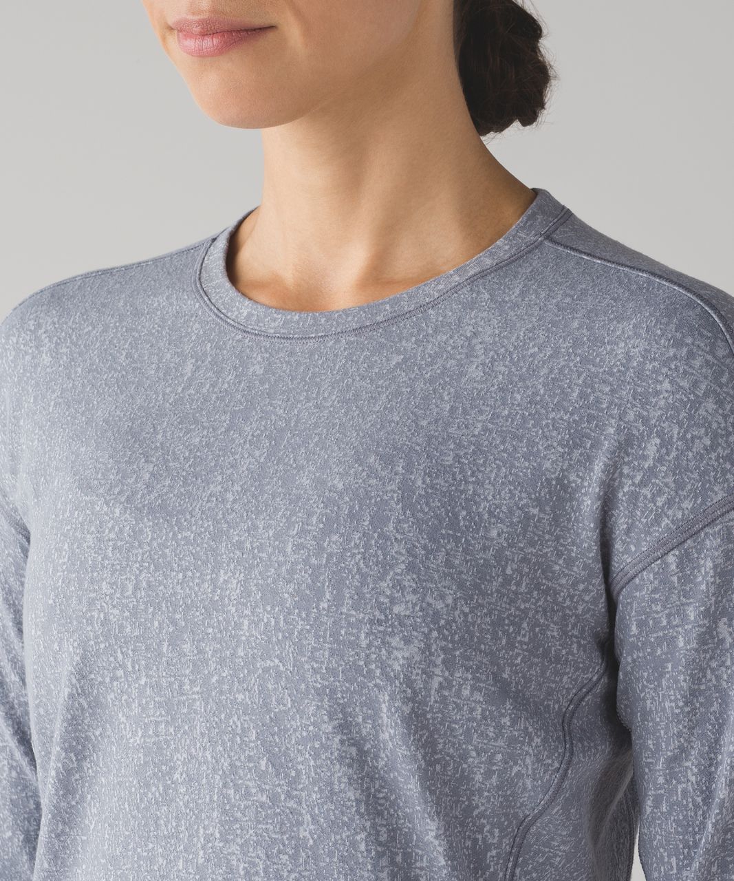 NWT LULULEMON TUCK and Flow Long Sleeve Heathered Soot Light Gray Size 6  $164.68 - PicClick AU