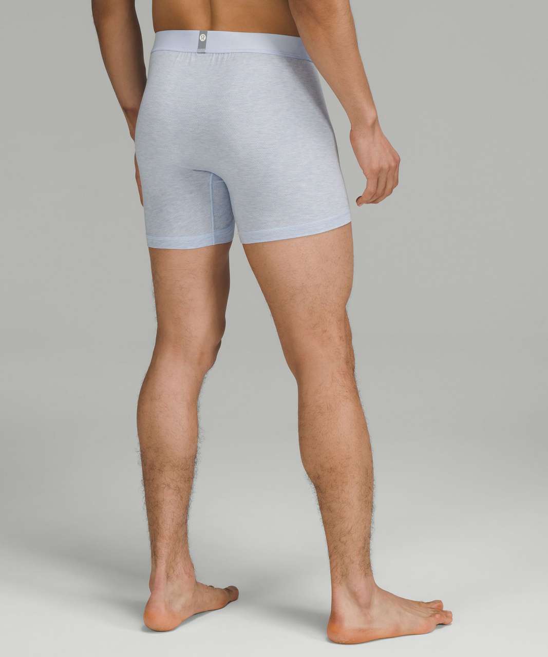 Lululemon Always In Motion Mesh Boxer 5" - Heathered Pastel Blue