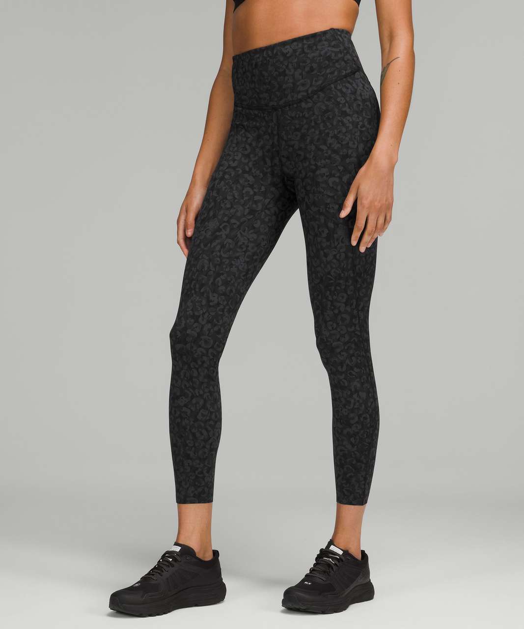 Lululemon Base Pace High-Rise Tight 25 - Intertwined Camo Deep Coal Multi  - lulu fanatics