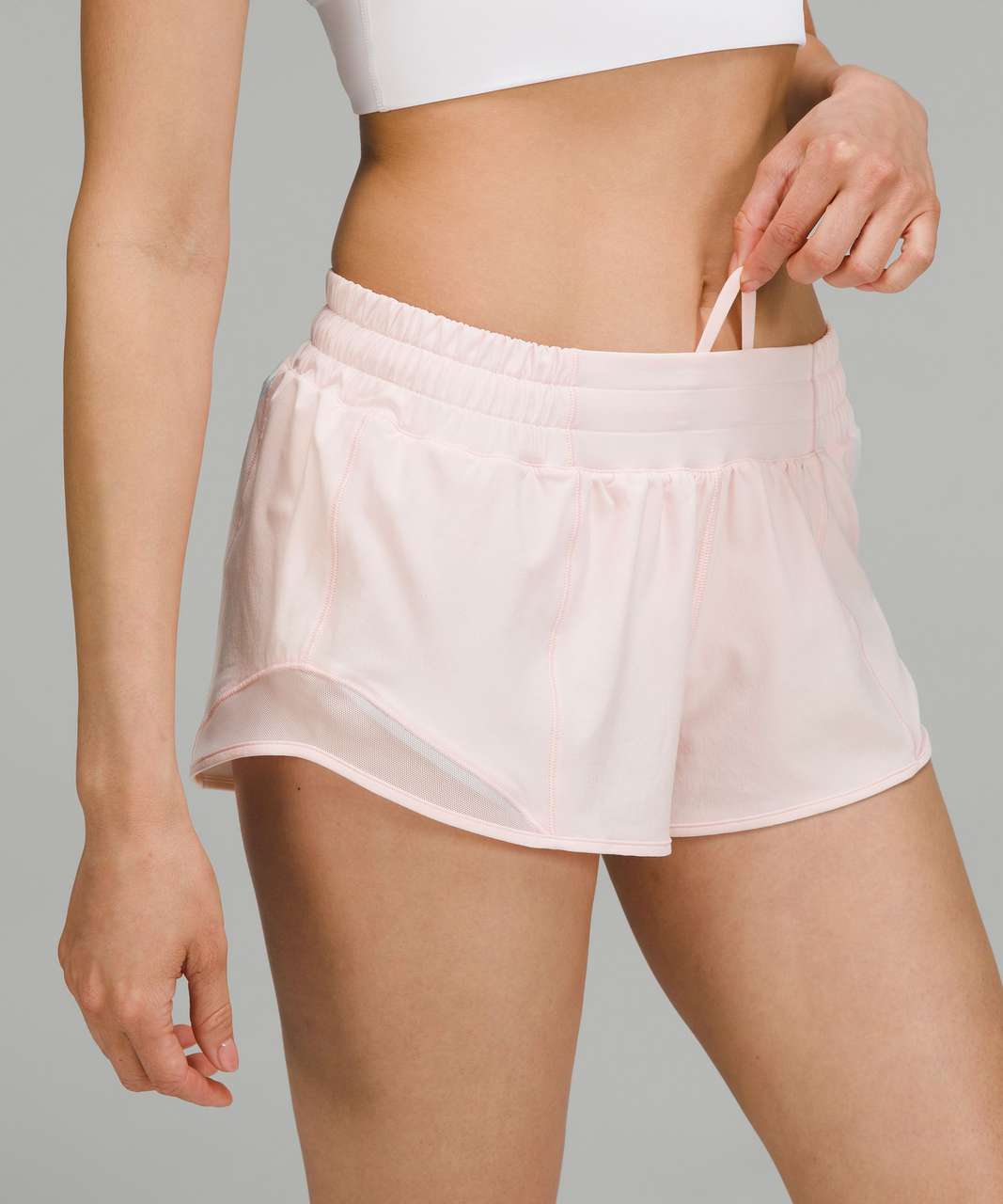 Lululemon Hotty Hot Low-Rise Lined Short 2.5" - Strawberry Milkshake