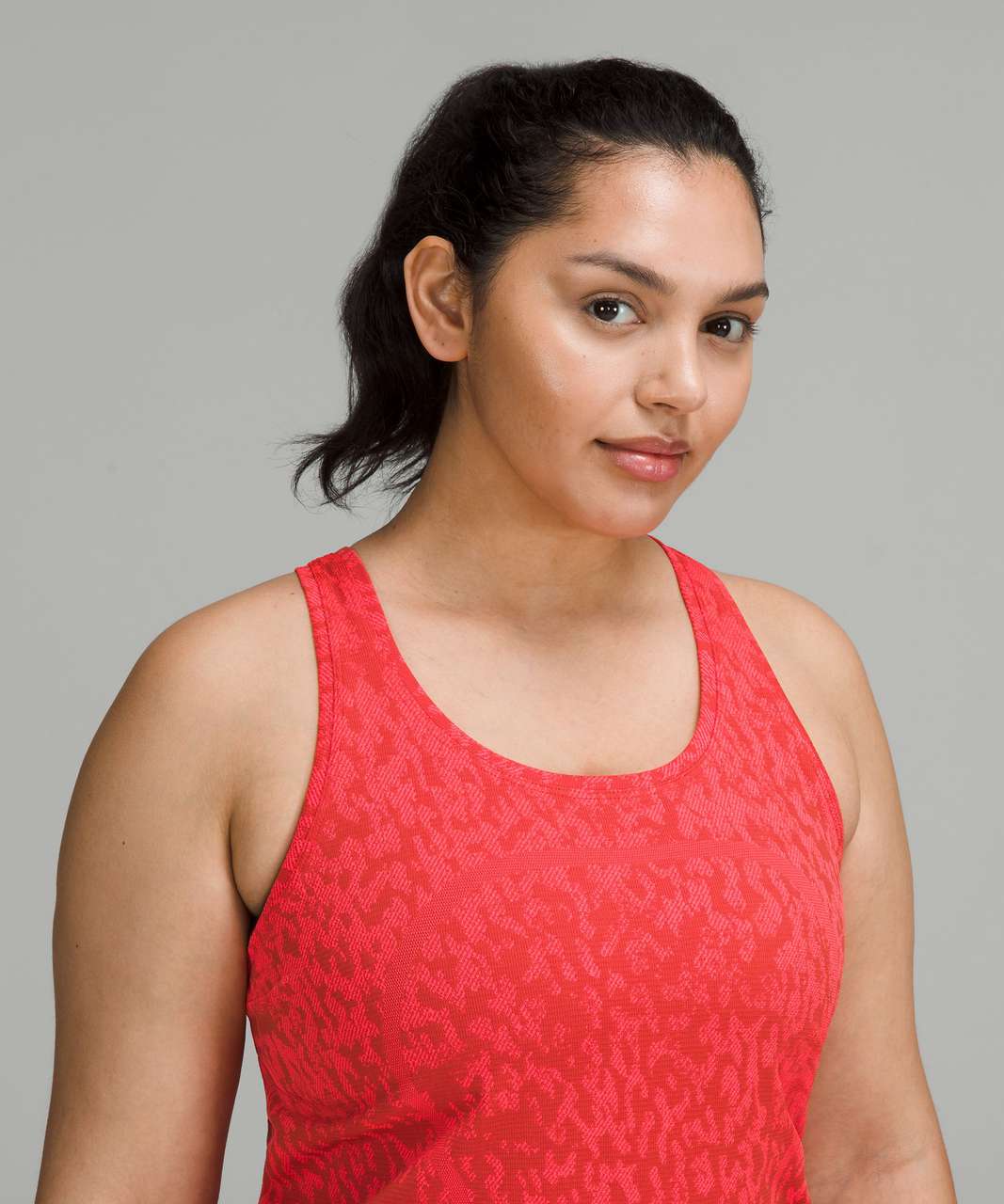 Lululemon Swiftly Tech Racerback Tank Top 2.0 - Covered Camo Red