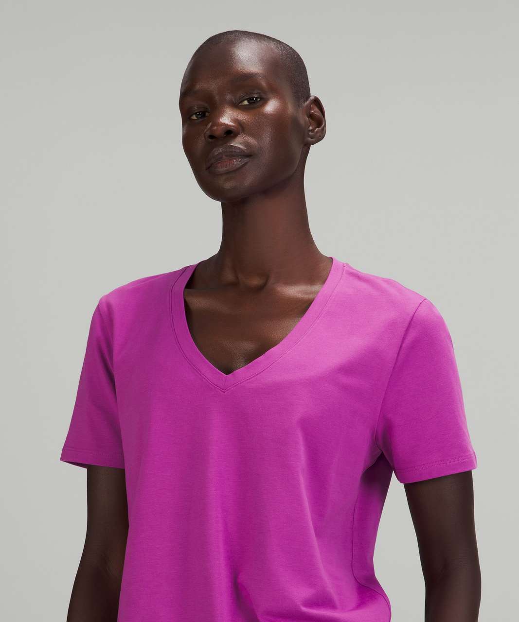 Lululemon Love V-Neck T-Shirt - Vivid Plum