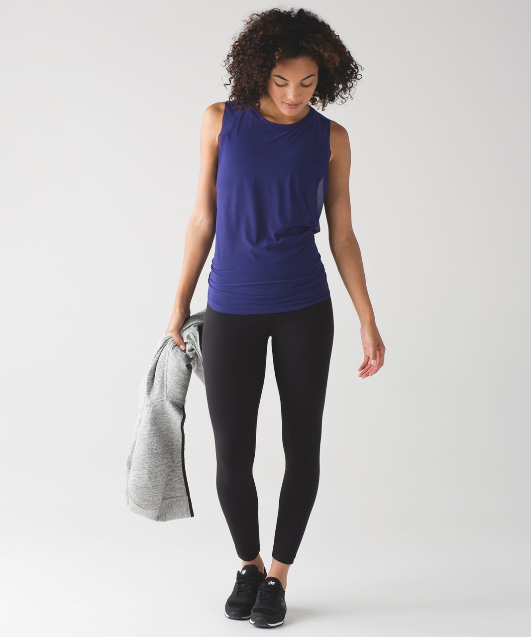 Lululemon Get Low Muscle Tank - Emperor Blue - lulu fanatics