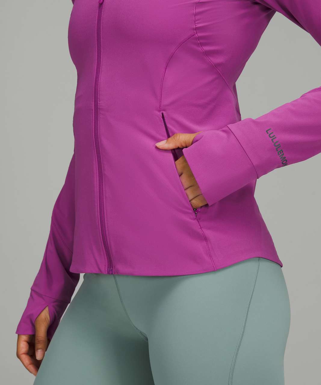 Lululemon Mist Over Windbreaker - Vivid Plum