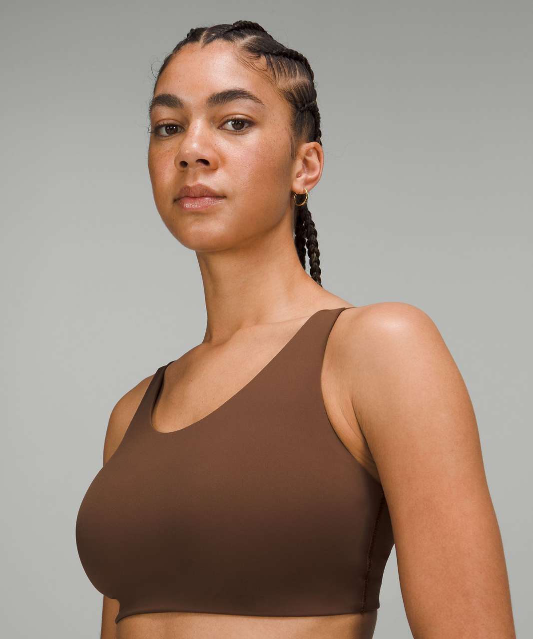 Lululemon In Alignment Bra *Light Support, D–G Cups - Java